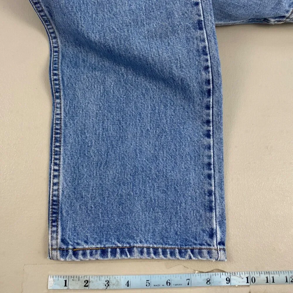 Levis‎ 505 Jeans Mens 36x34 Blue Regular Fit Straight Leg Cotton Vintage Y2K